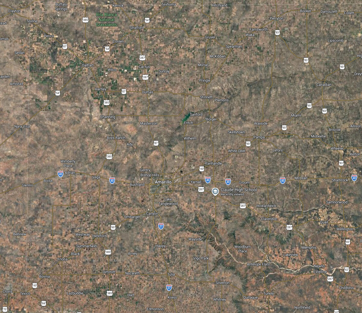 Pasture Tech service area across the Texas Panhandle
